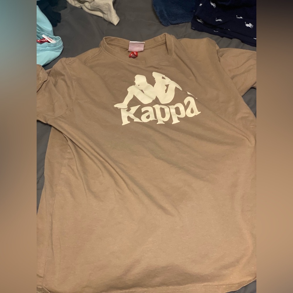 Kappa t shirt (1 brown 1 light blue)